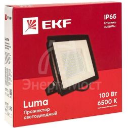 Прожектор светодиодный СДО-3006 100Вт 6500К IP65 Basic EKF FLL-3006-100-6500