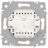 Переключатель 2-кл. СП Accent 6-107-06 10А IP20 250В AL/CU перламутр. Intro Б0063566