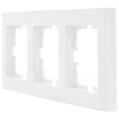 Рамка 3-местн. горизонт. VESNA бел. LEZARD 742-0200-148