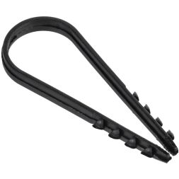 Дюбель-хомут 19х25мм для круглого кабеля нейлон черн. (уп.100шт) GENERICA UDH13-19-25-100-K02-G