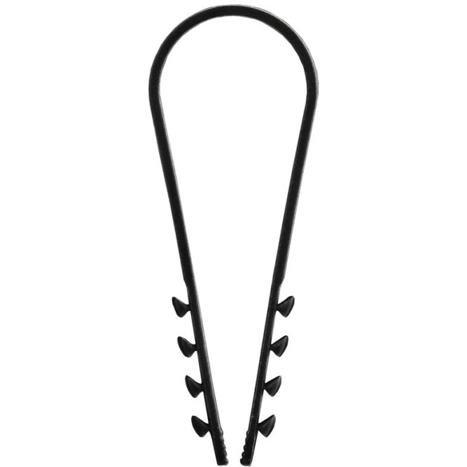 Дюбель-хомут 19х25мм для круглого кабеля нейлон черн. (уп.100шт) GENERICA UDH13-19-25-100-K02-G