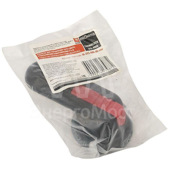 Рукоятка для управления через дверь рубильниками реверсивными (I-0-II) TwinBlock 315-400А PROxima EKF tb-315-400-dh-rev