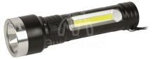 Фонарь светодиодный UA-501 универсальный аккумуляторный COB+LED 5Вт резина ЭРА Б0052743