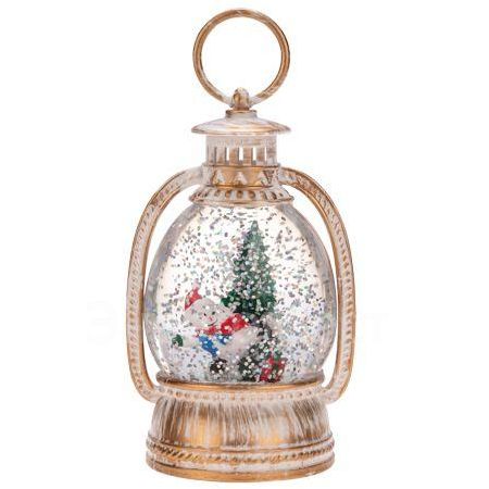 Светильник декоративный (фигура) &amp;quot;Фонарик&amp;quot; с эффектом снегопада и подсветкой Neon-Night 501-183