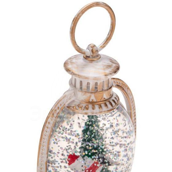 Светильник декоративный (фигура) &amp;quot;Фонарик&amp;quot; с эффектом снегопада и подсветкой Neon-Night 501-183