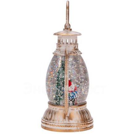 Светильник декоративный (фигура) &amp;quot;Фонарик&amp;quot; с эффектом снегопада и подсветкой Neon-Night 501-183