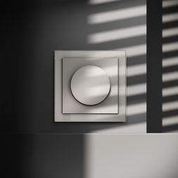 Светорегулятор поворотно-нажимной СП S70 600Вт механизм кашемир Voltum VLS070303