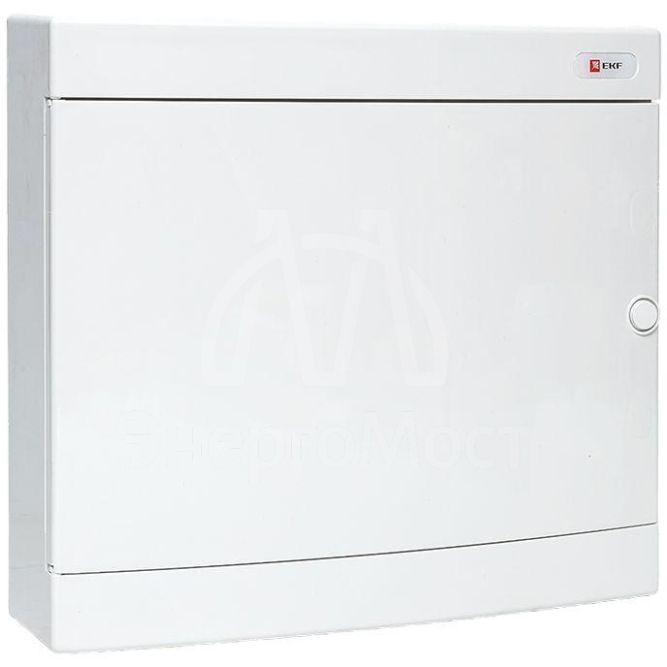 Щит распределительный навесной &amp;quot;Unix&amp;quot; бел. дверь 2х18 модулей IP40 PROxima EKF ux-2x18-nw