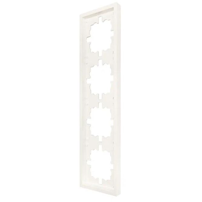 Рамка 4-мест. горизонт. ZIMA слон. кость LEZARD 704-9000-149