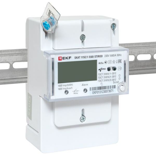 Счетчик SKAT 115E/1-5(60) STIROD 1ф 2т МСК+0 EKF 11503R
