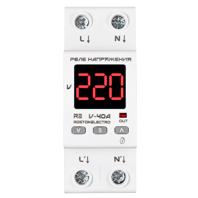 Реле напряжения <span class="product-article-no-wrap">RE V-40А</span>