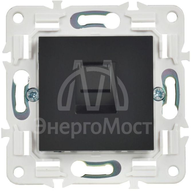 Розетка компьютерная RJ45 кат.5E SKANDY SK-K01Bl черн. IEK SK-K10-1-K02