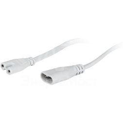 Кабель соединительный для подключения фитосветильников в линию (max 100Вт) FITO-Т5 (2-pin) 0.25м коннекторы IEC C7-IEC C8 Эра Б0057742