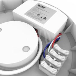 Светильник светодиодный Elementary 12Вт 6500К IP54 1080лм d205х65мм ДБП круг настенно-потолочный с БАП GAUSS 126411312A