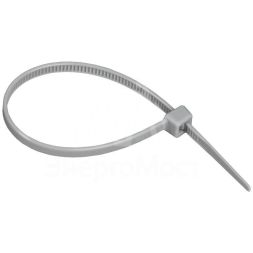 Хомут 3.6х150мм P6.6 стандартный сер. (уп.100шт) IEK UHH30-D036-150-100-K03