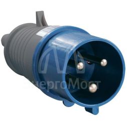 Вилка эл. каб. 32А 2P+PE 220В IP44 ССИ-023 IEK PSR01-032-3