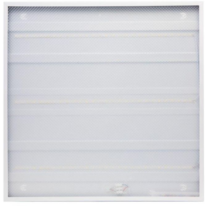 Светильник светодиодный LTL-6060-15 24Вт 6500К 3000лм 595х595х17 ЕМС призма универс. панель Ultraflash 16041