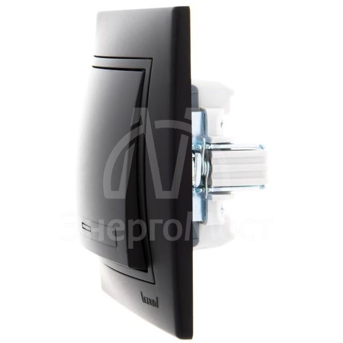 Рамка 2-м Мира горизонтальная черн. бархат LEZARD 701-4200-147