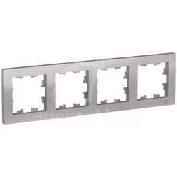 Рамка 4-м AtlasDesign универс. алюм. SchE ATN000304