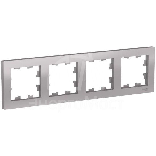 Рамка 4-м AtlasDesign универс. алюм. SchE ATN000304