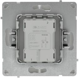 Кнопка 2-кл. KANT бел. песок DKC 7010154
