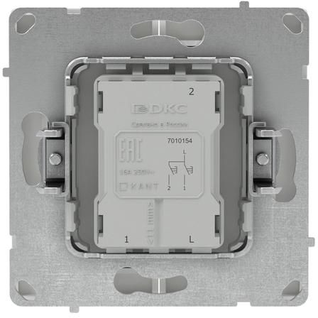 Кнопка 2-кл. KANT бел. песок DKC 7010154