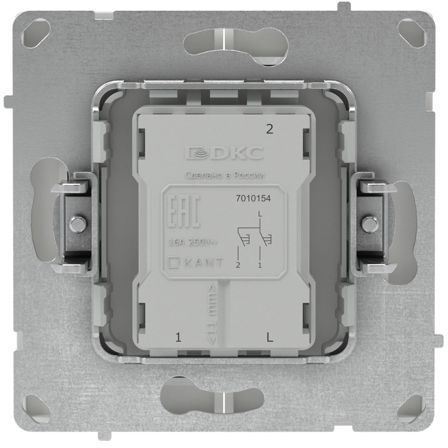 Кнопка 2-кл. KANT бел. песок DKC 7010154