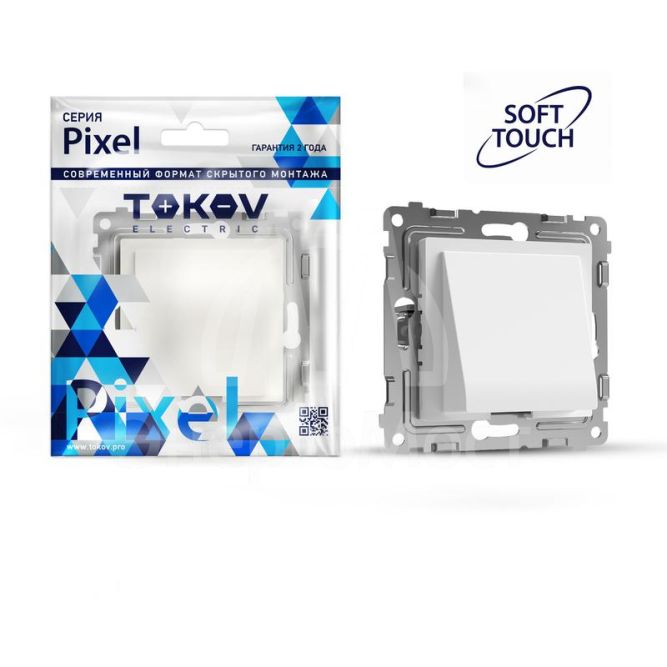 Вывод кабеля СП Pixel IP20 механизм айс TOKOV ELECTRIC TKE-PX-CP-C34