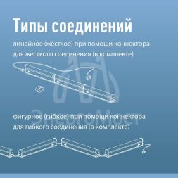 Светильник светодиодный Т5 ДБО 9Вт 4000К 230В линейный (набор для подключения в комплекте) КОСМОС KOC_DBO_9W4K