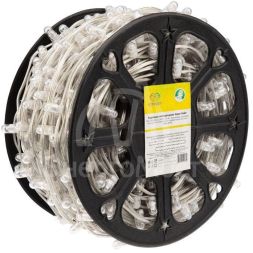 Гирлянда &amp;quot;LED Клип-лайт&amp;quot; 12В 150мм LED тепл. бел. Flashing (бел.) прозр. ПВХ (уп.100м) Neon-Night 325-166
