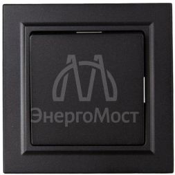 Выключатель 1-кл. СП BRITE ВСР10-1-0-БрЧ 10А в сборе черн. IEK BR-V10-0-10-K02-F