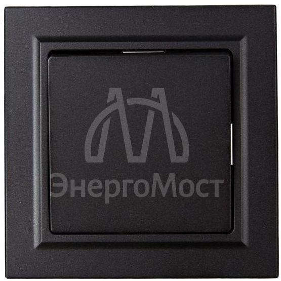 Выключатель 1-кл. СП BRITE ВСР10-1-0-БрЧ 10А в сборе черн. IEK BR-V10-0-10-K02-F