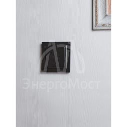 Выключатель 1-кл. СП BRITE ВСР10-1-0-БрЧ 10А в сборе черн. IEK BR-V10-0-10-K02-F