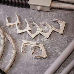 Крепеж-клипса для монтажного пистолета d40мм сер. Rexant 28-0440-1