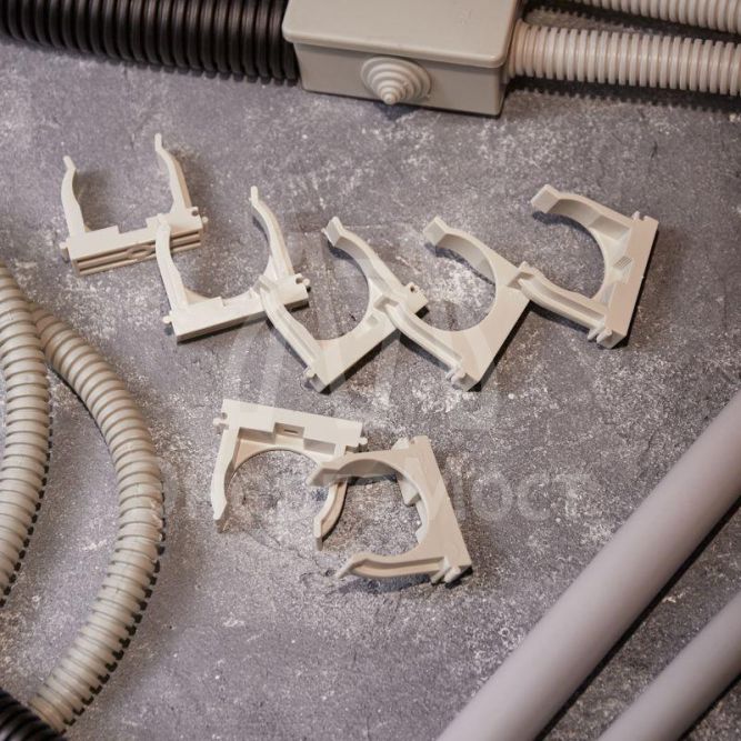 Крепеж-клипса для монтажного пистолета d40мм сер. Rexant 28-0440-1