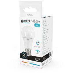 Лампа светодиодная Elementary A60 15Вт грушевидная 4100К бел. E27 1450лм 180-240В Gauss 23225