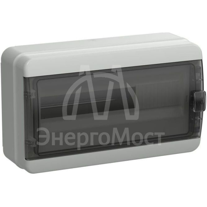 Корпус пластиковый КМПн-18 IP65 черн. прозр. дверь TEKFOR IEK TF5-KP72-N-18-65-K03-K02