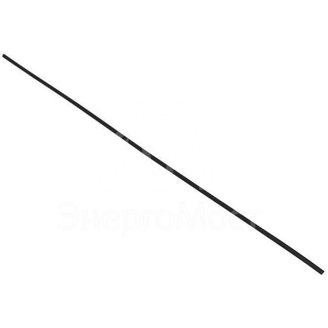 Трубка термоусадочная ТУТк клеевая нг 8/2 черн. 1м (уп.10м) PROxima EKF tut4-k8-b