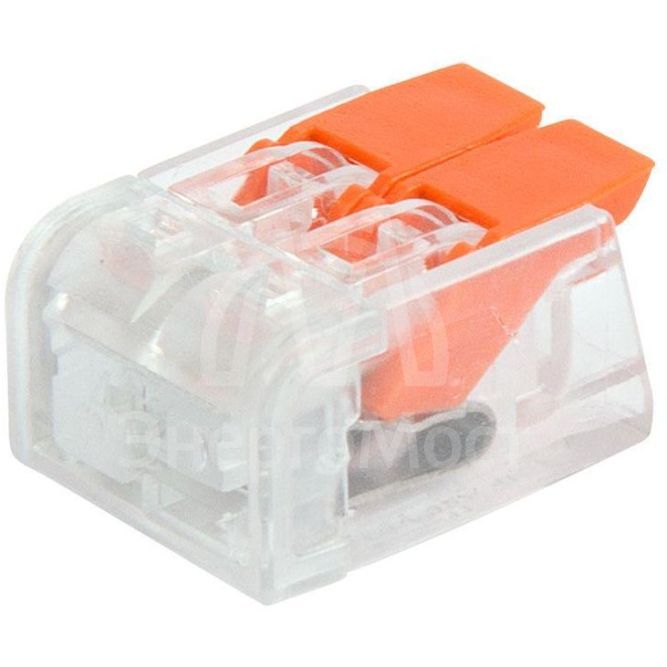 Клемма универсальная компактная 2-проводная до 4.0кв.мм (уп.5шт) Rexant 07-5206