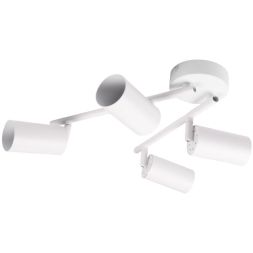 Светильник PCL-0504 4xGU10 IP20 230В WH настен./потолочн. декор. под лампу JazzWay 5066748