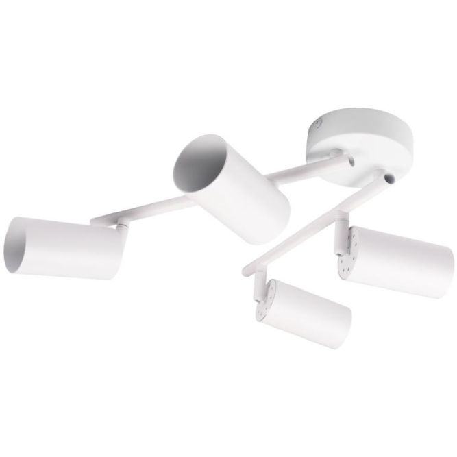 Светильник PCL-0504 4xGU10 IP20 230В WH настен./потолочн. декор. под лампу JazzWay 5066748