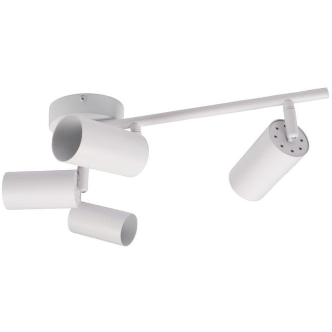 Светильник PCL-0504 4xGU10 IP20 230В WH настен./потолочн. декор. под лампу JazzWay 5066748