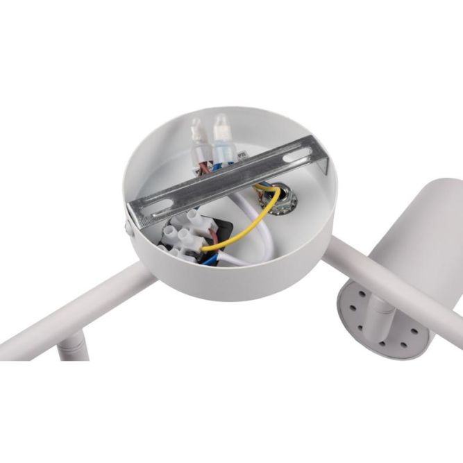 Светильник PCL-0504 4xGU10 IP20 230В WH настен./потолочн. декор. под лампу JazzWay 5066748