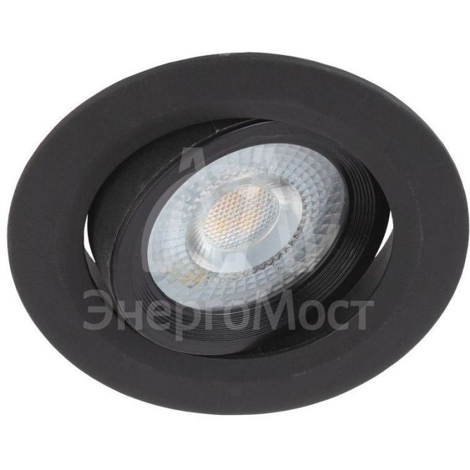 Светильник светодиодный KL LED 22A-5 4K BK круг. поворотн. LED SMD 5Вт 4000К черн. ЭРА Б0039687