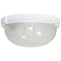 Светильник НПП 03-100-009 &amp;quot;Банник&amp;quot; 1101 круг большой 1х100Вт E27 IP65 корпус бел. Элетех 1005500930