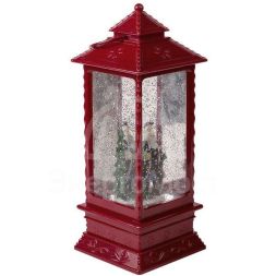 Фонарь декоративный &amp;quot;Дед Мороз&amp;quot; с эффектом снегопада и подсветкой тепл. бел. Neon-Night 501-062