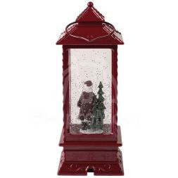 Фонарь декоративный &amp;quot;Дед Мороз&amp;quot; с эффектом снегопада и подсветкой тепл. бел. Neon-Night 501-062