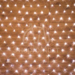 Гирлянда &amp;quot;Сеть&amp;quot; с контроллером 1.5х1.5м 150LED бел. прозр. провод 12Вт 230В IP20 NEON-NIGHT 215-125