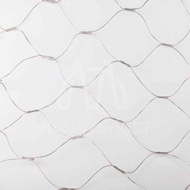 Гирлянда &amp;quot;Сеть&amp;quot; с контроллером 1.5х1.5м 150LED бел. прозр. провод 12Вт 230В IP20 NEON-NIGHT 215-125