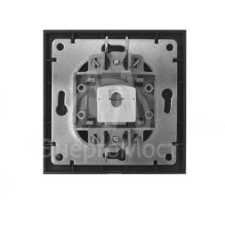 Розетка компьютерная 1-м СП Бриллиант в сборе графит Universal 7947601-Gr